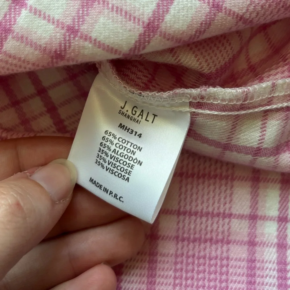 NWOT John Galt Plaid Dress - Picture 9 of 12